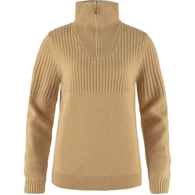 Fjallraven Ovik Half Zip Knit - Women's Dune Beige Medium