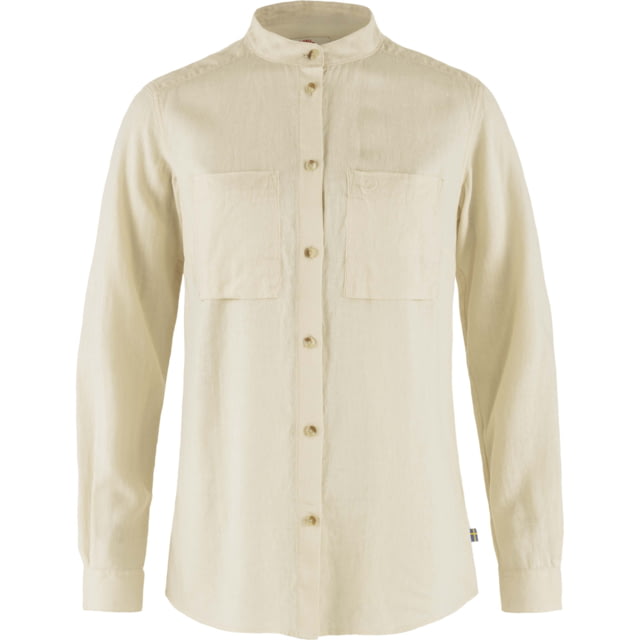 Fjallraven Fjallraven Ovik Hemp Shirt Long Sleeve - Women's Chalk White Medium