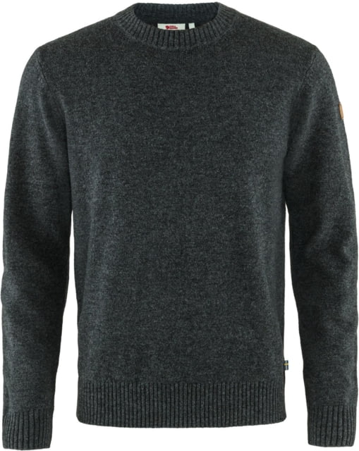 Fjallraven Ovik Round-Neck Sweater - Men's Dark Grey Extra Large