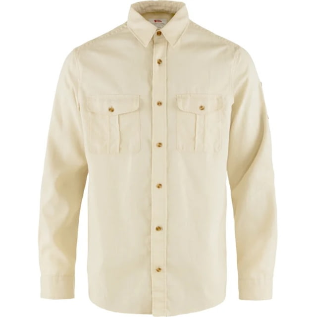 Fjallraven Fjallraven Ovik Travel Long Sleeve Shirt - Men's Chalk White Extra Large