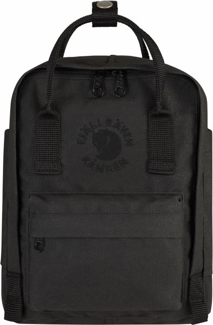 Fjallraven Re-Kanken Mini Backpack - Kid's Black One Size  Size