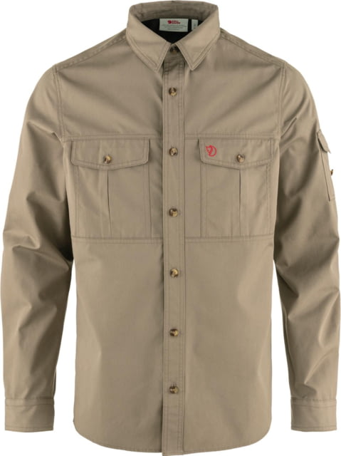 Fjallraven Singi Trekking Shirt Long Sleeve - Men's Suede Brown Extra Small