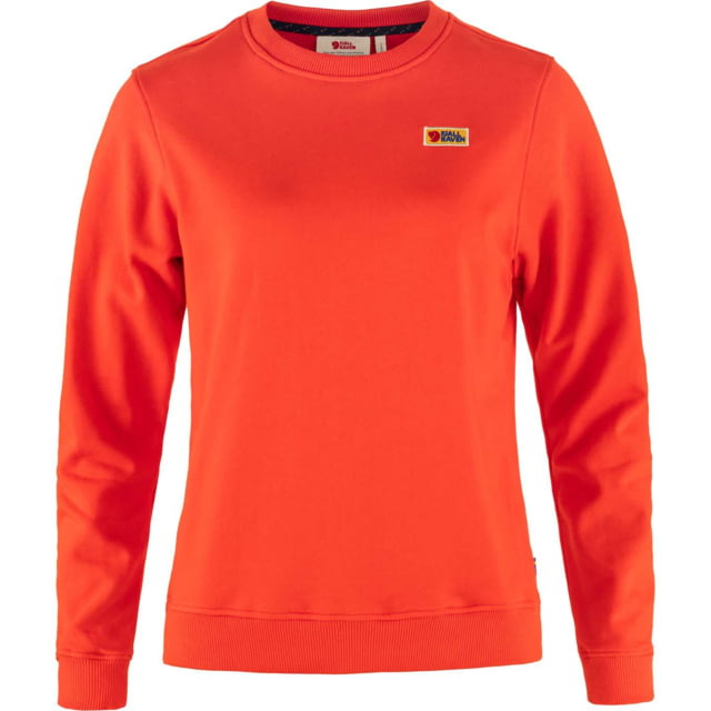 Fjallraven Vardag Sweater - Women's Flame Orange Medium