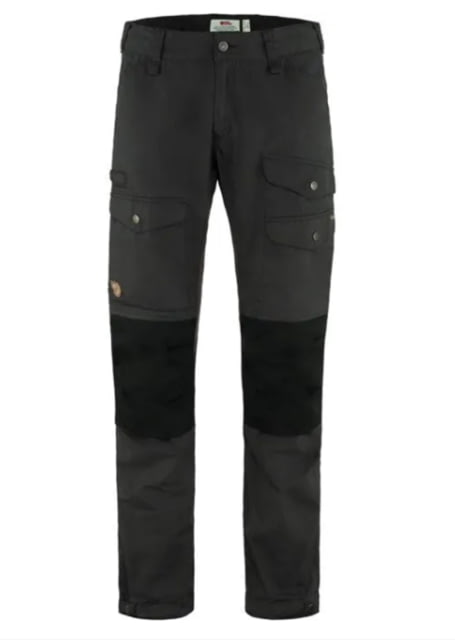 Fjallraven Vidda Pro Ventilated Trousers - Mens Long Inseam Dark Grey/Black 50/Long