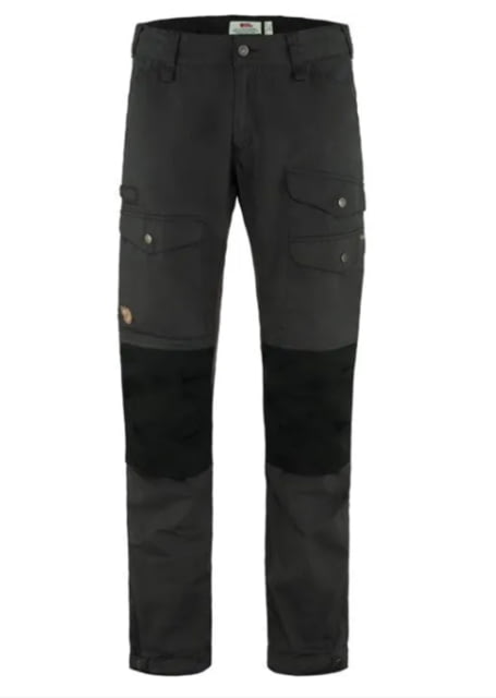 Fjallraven Vidda Pro Ventilated Trousers - Mens Long Inseam Dark Grey/Black 48/Long