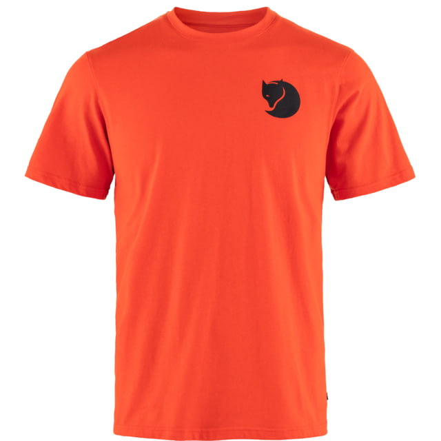 Fjallraven Walkith Nature T-Shirt - Men's Flame Orange Extra Small