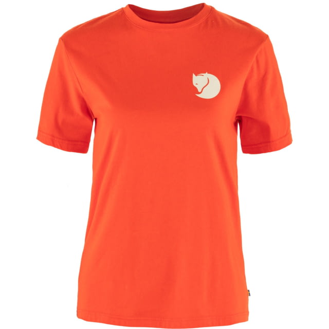 Fjallraven Walkith Nature T-Shirt - Women's Flame Orange Small