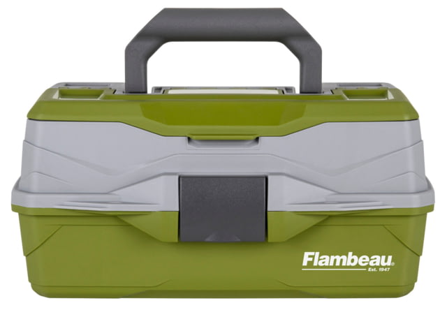 Flambeau 1 Tray Classic Tackle Box Green/Gray