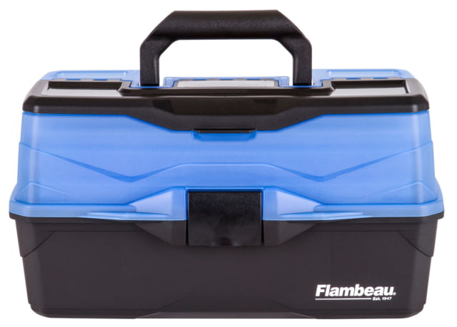 Flambeau 3 Tray Classic Tackle Box Frost Blue/Black