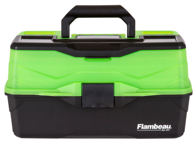 Flambeau 3 Tray Classic Tackle Box Frost Green/Black
