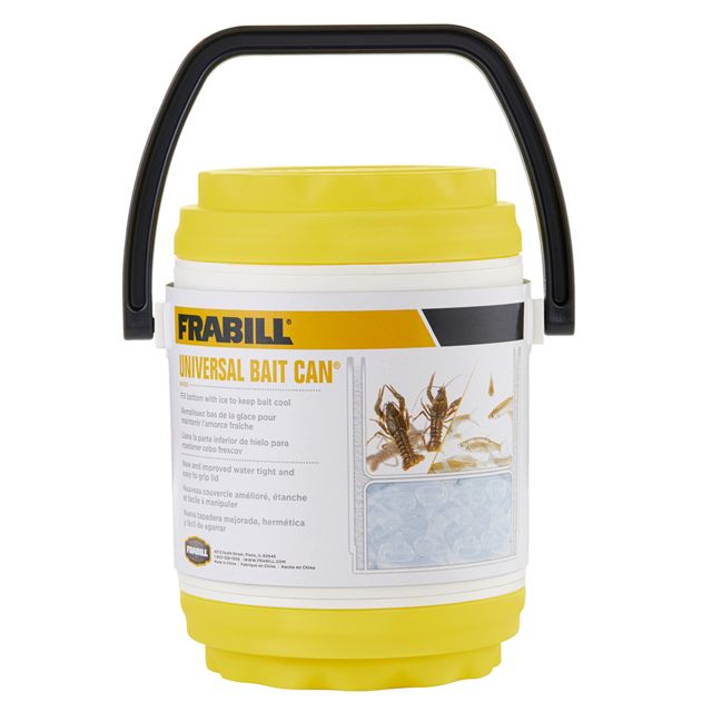 Frabill Bait Can Universal White/Yellow