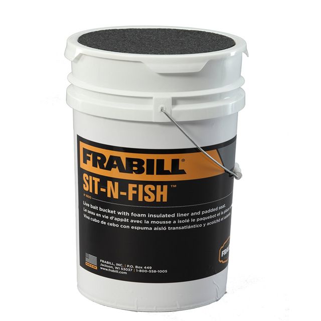 Frabill Sit-N-Fish Bucket 6 Gallon 24