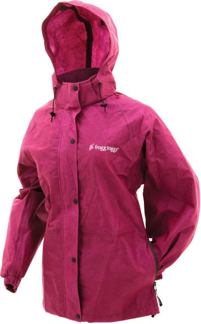 Frogg Toggs Pro Action Rain Jacket – WoMen’s Black Cherry Small