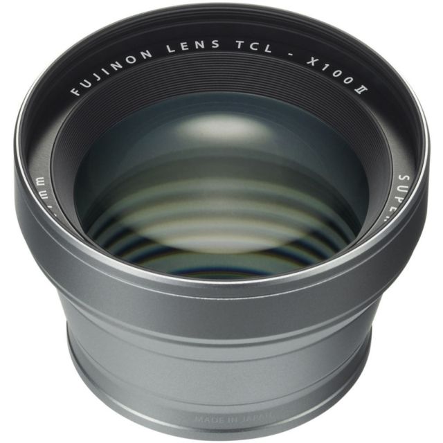 Fujifilm TCL-X100 II Tele Conversion Lens for X100F/X100T/X100S/X100 Silver Small