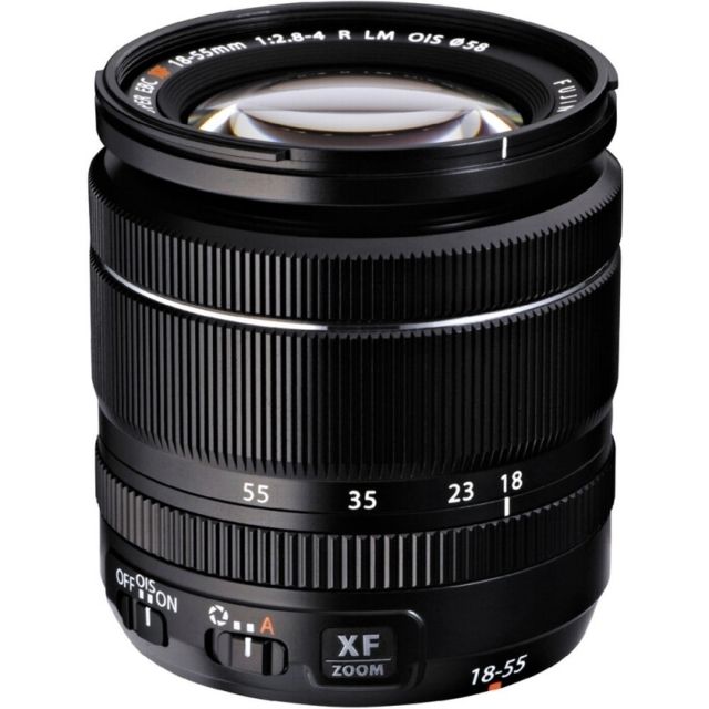 Fujifilm XF18-55mm F2.8-4.0 R LM OIS Camera Lens Black Medium