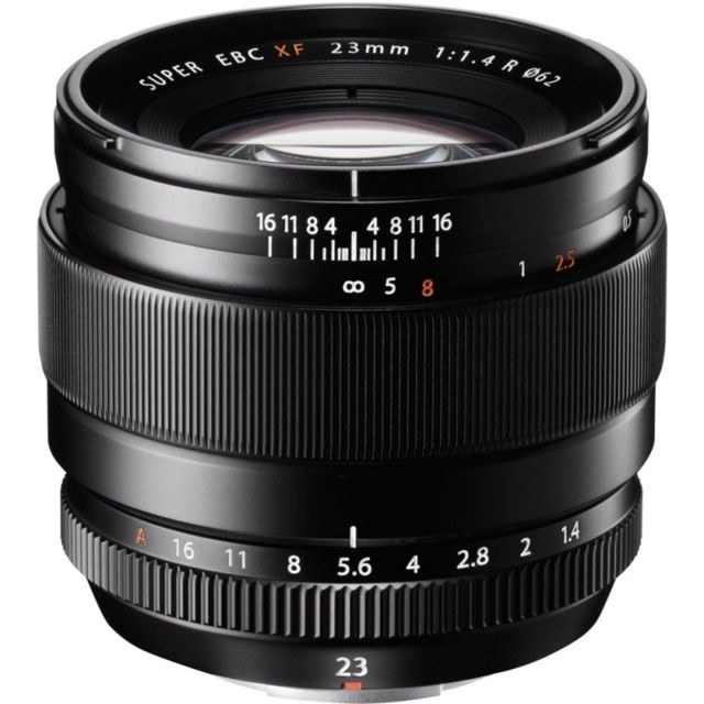 Fujifilm XF23mm F1.4 R Camera Lenses Black Small