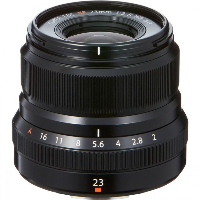 Fujifilm XF23mm F2 R WR Camera Lenses Black Small