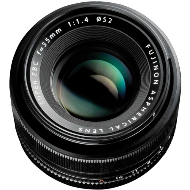Fujifilm XF35mm F1.4 R Camera Lenses Black Small