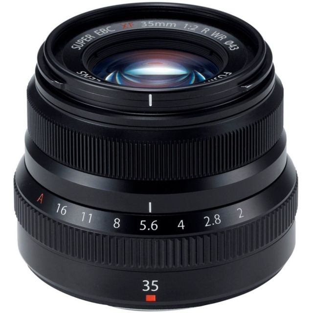 Fujifilm XF35mm F2 R WR Camera Lenses Black Small