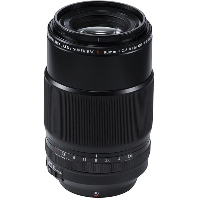 Fujifilm XF80mm F2.8 R LM OIS Macro Camera Lenses Black Medium