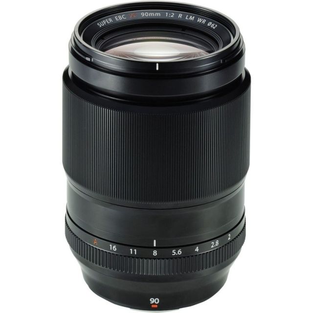 Fujifilm XF90mm F2 R LM WR Camera Lenses Black Medium