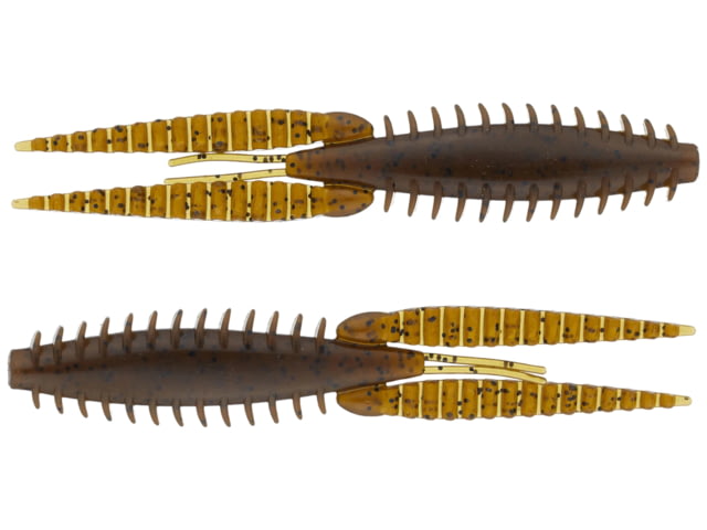 G-Ratt Baits G-Ratt Baits Dixe Flip Soft Bait 3in 8pk TRD Brown/Black Flake
