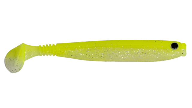 G-Ratt Baits Thin Swim Soft Bait 3in 5pk Chartreuse Shad