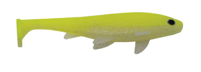 G-Ratt Baits G-Ratt Baits Weedless Executioner Soft Bait 4in 5pk Chartreuse Shad
