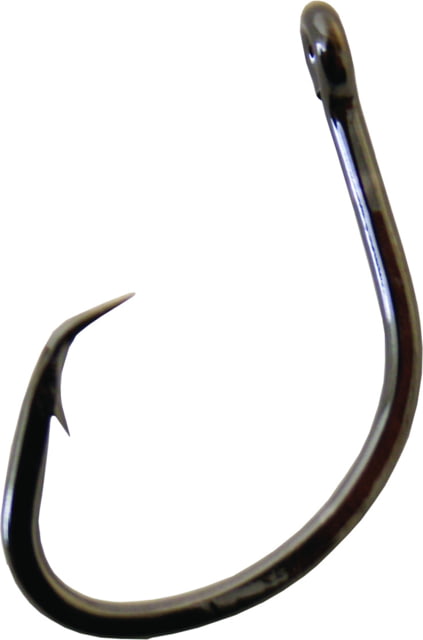 Gamakatsu Nautilus Circle Hook Needle Point Offset Ringed Eye NS Black Size 6/0 5 per Pack