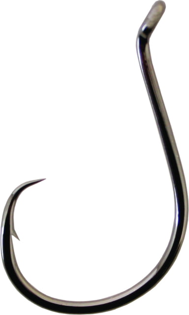 Gamakatsu Octopus Circle Hook In-Line Point Barbed Needle Point Non-Offset Ringed Eye NS Black Size 8/0 6 per Pack
