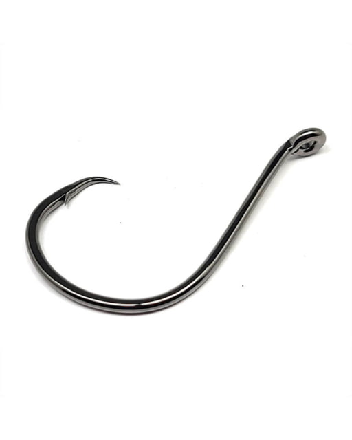 Gamakatsu Octopus Circle Offset-Point Nano Alpha Fishing Hook Size 2/0 Black