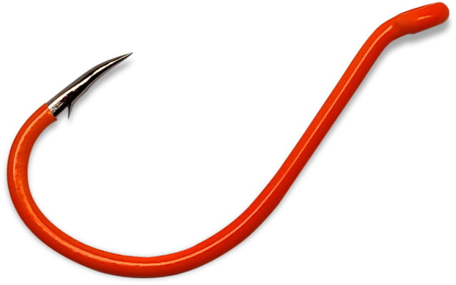 Gamakatsu Octopus Hook Barbed Needle Point Ringed Eye Fluorescent Orange Size 2/0 5 per Pack Flourescent Orange 2/0