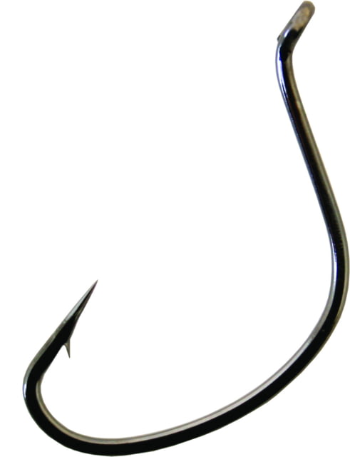 Gamakatsu Shiner Hook Needle Point All Purpose Up Eye NS Black Size 4/0 4 per Pack