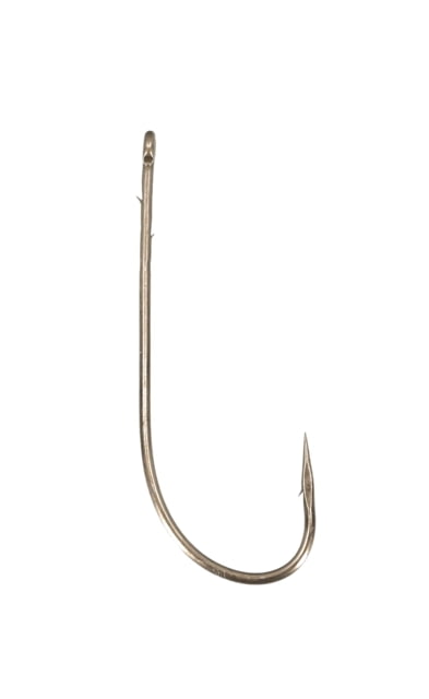 Gamakatsu 0 Worm Hook Needle Point Straight Sliced Shank Ringed Eye Bronze Size 1/0 6 per Pack