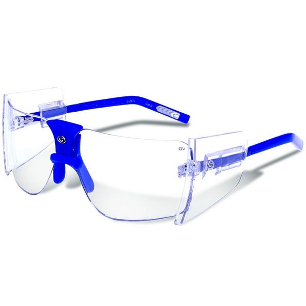 Gargoyles 85s Sunglasses w/ Blue Frame Clear Lens GAR