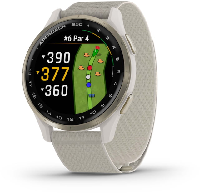 Garmin Approach S50 GPS Golf SmartWatch Ivory