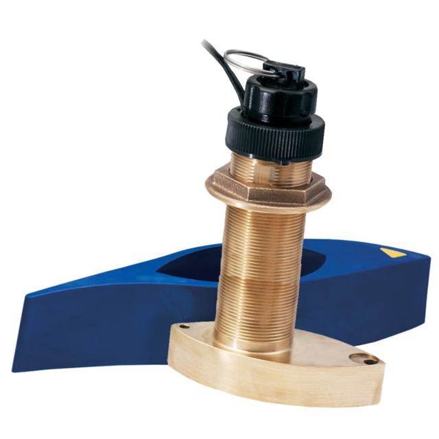 Garmin Garmin B744VL Long Stem Bronze Thru-Hull Depth/Temp/Speed w/FB - 8 Pin