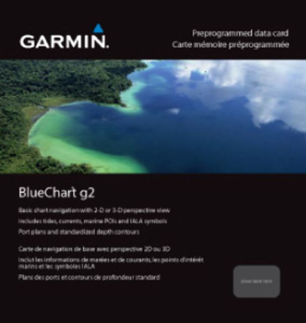 Garmin BlueChart g2 Baltic Sea East Coast v2010.5-v12 microSD Card w/SD Adapter