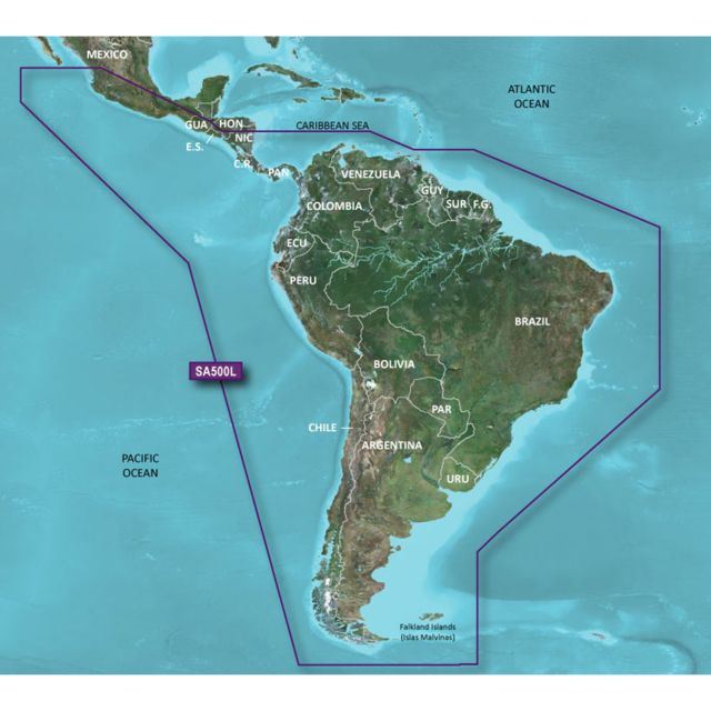 Garmin BlueChart g2 HD - HXSA600X - South America - microSD/SD