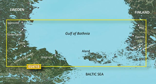 Garmin BlueChart g2 Vision – Gulf of Bothnia South JUL 08 (EU471S) SD Card