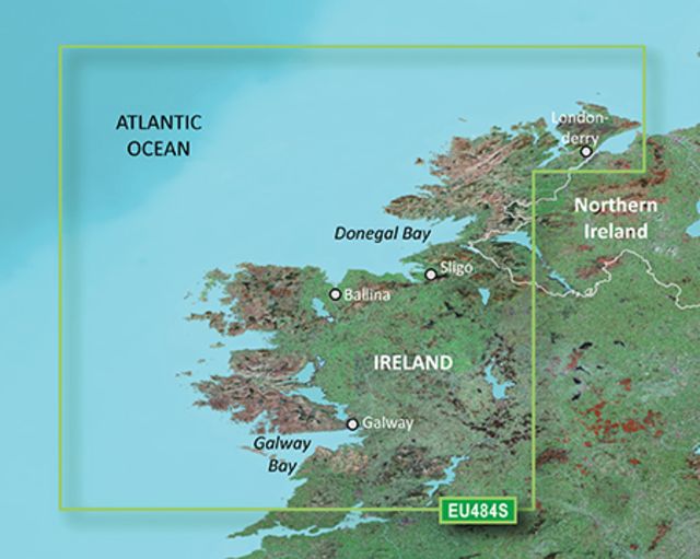 Garmin BlueChart g2 Vision – Ireland North-West JUL 08 (EU484S) SD Card