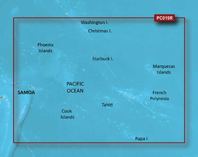 Garmin BlueChart g2 Vision – Polynesia JUL 08 (PC019R) SD Card