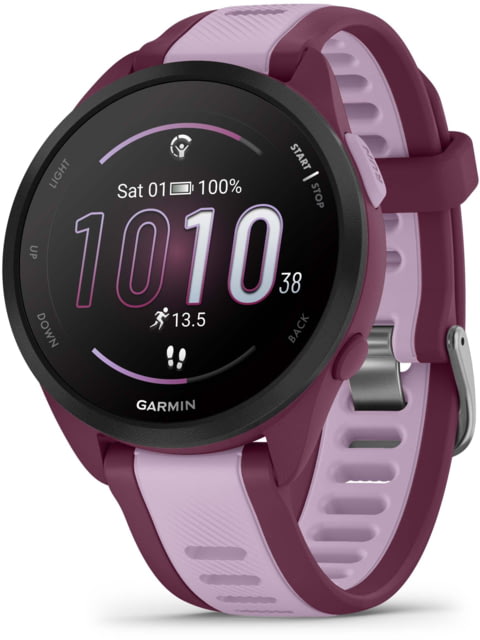 Garmin Forerunner 165 Music 43mm Watch Berry/Lilac