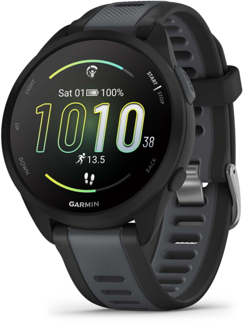 Garmin Forerunner 165 Music 43mm Watch Black/Slate Gray