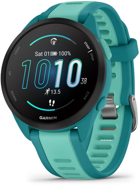 Garmin Forerunner 165 Music 43mm Watch Turquoise/Aqua