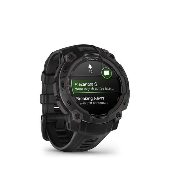 Garmin Instinct 3 Amoled GPS Watch 45mm dia Black