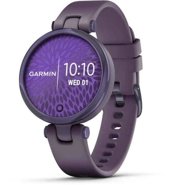 Garmin Lily Smartwatch - Women's Black Currant / Deep Orchid Silicone