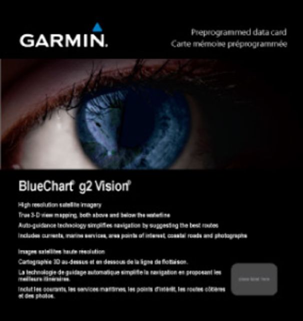 Garmin BlueChart g2 Greenland West v2010.5-v12 microSD Card w/SD Adapter