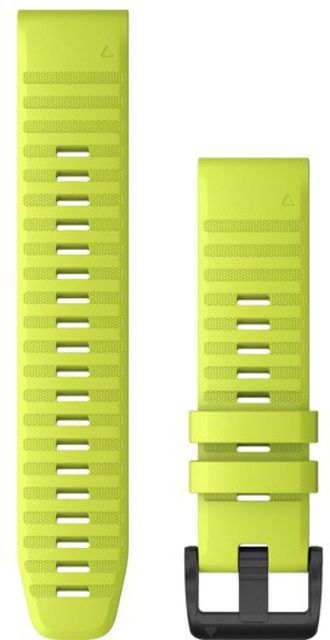 Garmin Garmin Quick Fit 22 Watch Band Amp Yellow Silicone 22 mm