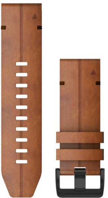 Garmin Garmin Quick Fit 26 Watch Band Chestnut Leather 26 mm